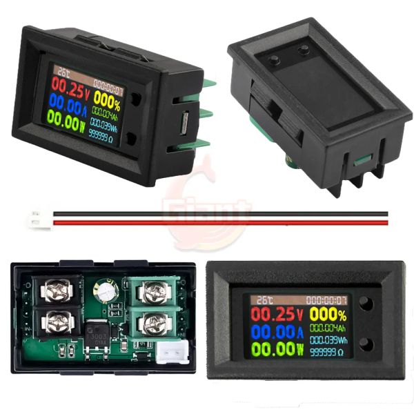 DC6 ~ 30V IPS IPS LCD Voltímetro Digital Tensão Tensão Corrente Testador de energia Testador de energia Capacidade de bateria Monitor