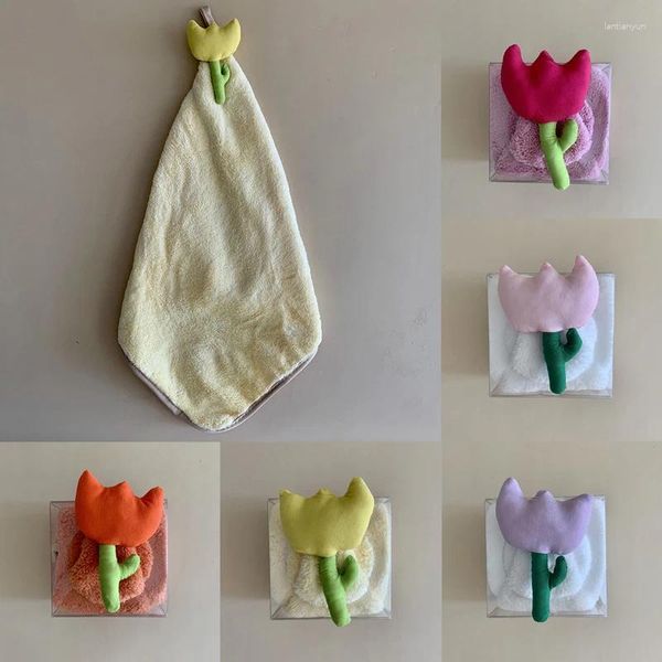 Handtuch Hochzeit Geschenktaschentuch Tulpe Schnelltrockne Souvenir Waschhandtücher 3D dreidimensionales Gesicht Badezimmer