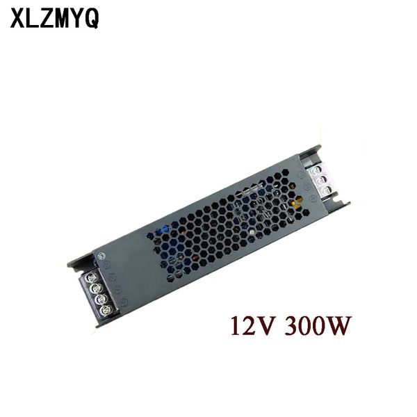 12V 24V Güç Kaynağı AC'ye DC Transformatör 60W 100W 200W 300W 400W LED şerit ampul LED sürücü siyah için süper ince dönüştürücü