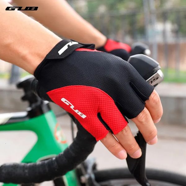 GUB Cycling Gloves Half Finger Antistrip Shock Absorption мужчины Женщины дышащий на открытом воздухе Sport MTB Road Bike Short B 240402