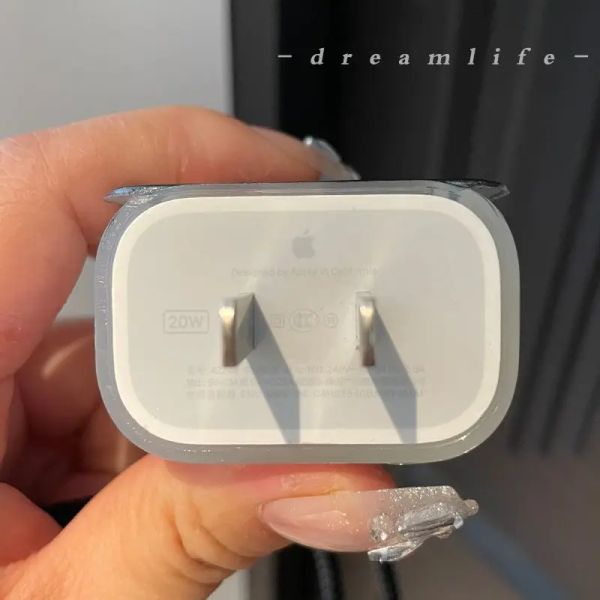 USB -Ladegerät Protektor Hülle für Apple iPhone 18W/20W Schutzhülse niedliche Bogendatenkabel -Kopfbiss -Mobiltelefone Ladegerät Cover