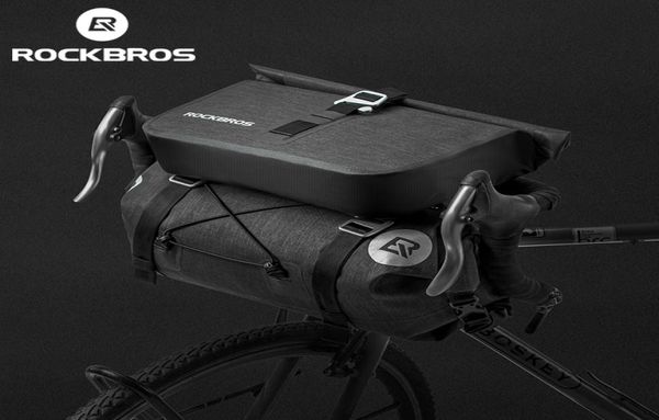 Rockbros Bicycle Back Big емкость Водонепроницаемые передние трубки велосипедные мешки MTB ручка мешочка для фронта
