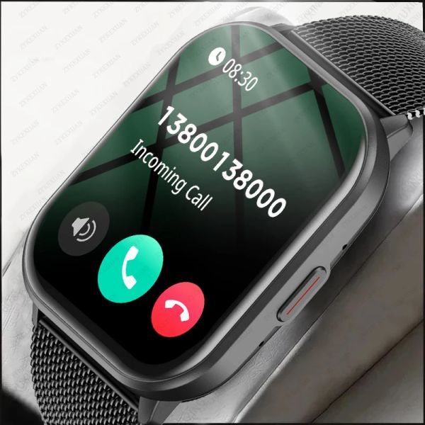 Relógios para os homens Xiaomi assistem 2,04 polegadas Bluetooth Call Smartwatch Men 100+ Modos Sport Modos GPS Rastreamento de fitness IP68 Relógio inteligente à prova d'água