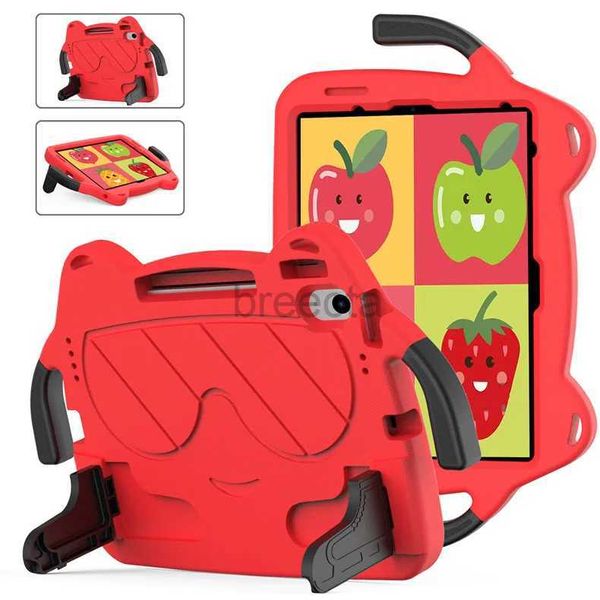 Case di tablet PC Borse Eva Kids Safe Custode per iPad 10.2 10.5 AIR 3 10.9 Air 4 5 Pro 11 Cavestatore Copertina per iPad 10.9 2022 Affronta degli shock con supporto a matita 240411