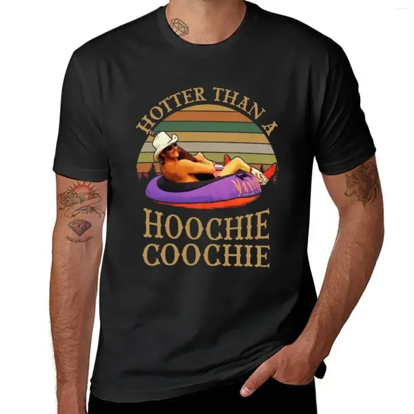 Tops canotte da uomo Ter di una t-shirt retrò vintage di hoochie coochie pinforforl animale da uomo camicie bianche camicie bianche