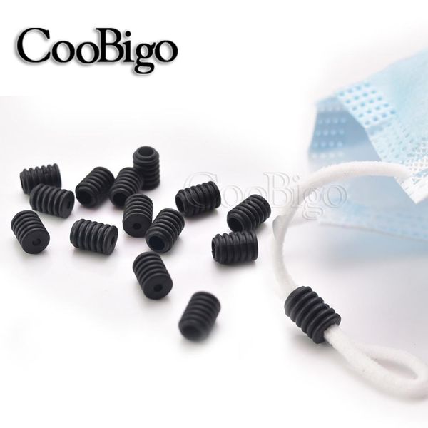 Blocchi cavo per perle di silice per perle di silice maschera elastica corridori di corda a levetta fibbie regolabili accessori fai -da -te in plastica 50pcs