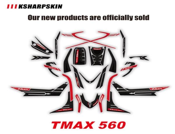 Motocicleta Ksharpskin 3D Adesivo de fada do gel Placa de dados Decalque da placa de moto para Yamaha Tmax560 TMAX 5602813893