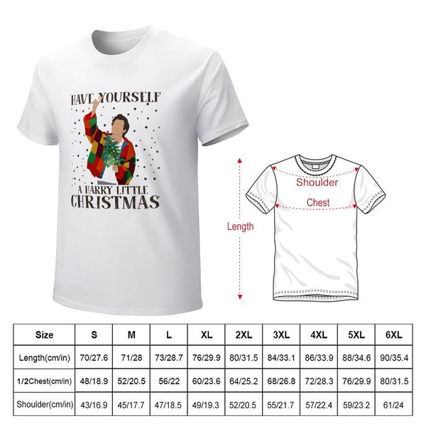 Frohe Weihnachten haben Sie ein Harry Little Christmas T-Shirt Summer Tops Sportfan T-Shirts T-Shirts für Men Graphic