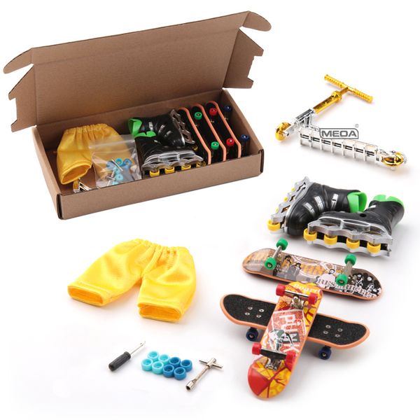 1Set Finger Scooter Mini Scooter Zwei -Rad -Roller Kinderpädagogische Spielzeug Fahrrad Fingerboard Skateboard Erwachsener Kinder Spielzeug Spielzeug