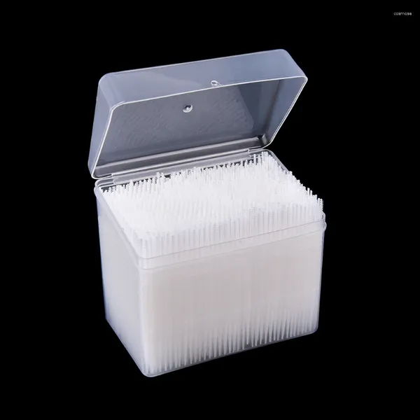 Forks 1100pcs Plastik Diş Seçimleri Ağız Hijyeni 2 Yolu İnterdental Fırça Diş Seçimi