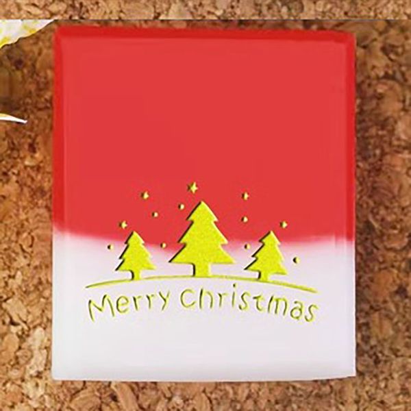 Carimbo de sabão da série de amor de Natal personalizado, vedação de vedação transparente de acrílico transparente, sabonete artesanal DIY kits de suprimentos, ferramentas