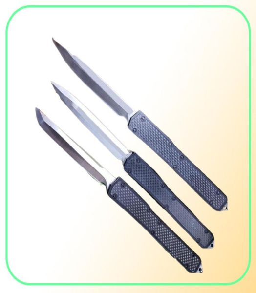 6 Modelli Ant Makora II 106 Knife tascabile Doppio bordo D2 Fibra di carbonio in fibra a doppia azione tattica Tattica Pesca a lama fissa EDC Sopravvivenza 9928108