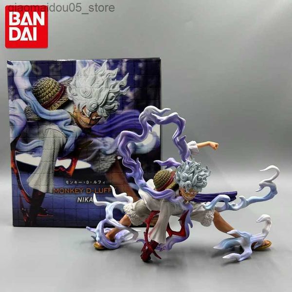 Action Toy Figures 18 cm Caratteri integrati Gear 5 Azione animata Nika Sun God Statue Model Doll Doll Series Gioca Regalo per bambini