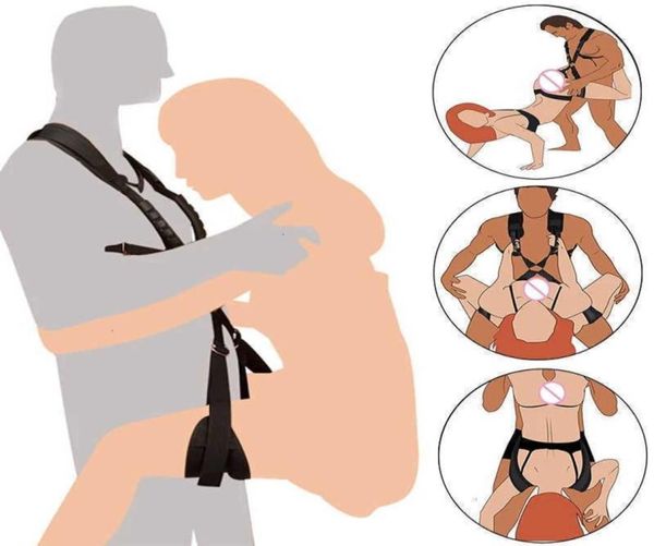 Massageador de brinquedos sexuais adultos bdsm bandagem swing binding spreader games spreader erótico brinquedos para homens para homens casais nylon swinging cinturing restain1932670