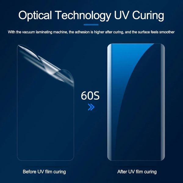 Sunshine S-918B artı UV kürleme Vakum laminasyon Düz kavisli ekran cep telefonu yeşil yağ hızlı kürleme OCA film makinesi