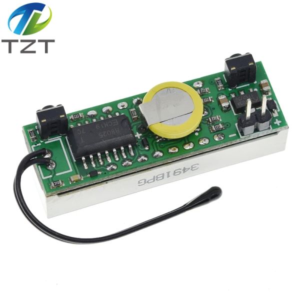 TZT 3 em 1 LED RX8025T Módulo de tensão de tensão de relógio digital DIY Tempo/termômetro/voltímetro DC 5-30V para Arduino