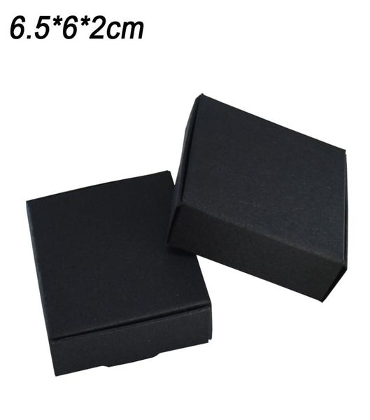 65x6x2cm Scatole di carta per gioielli neri quadrati Packaging per allarmo in stile Bracciale in stile Bracciale Originale Box Valentine039s Day 5919380