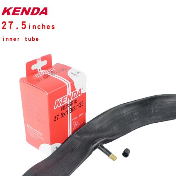 2pcs Kenda Fahrrad Innenrohr für MTB 27/27,5/29 -Zoll -Presta Schrader Ventil Butyl Gummi -Kamera -Rohr -Reifenfahrradfahrradteile