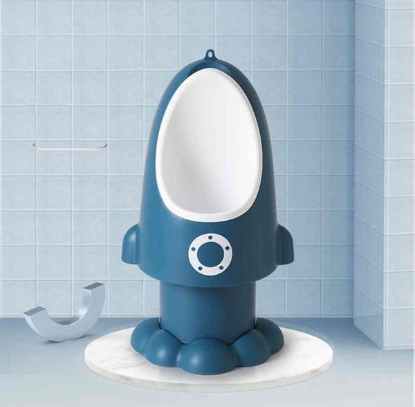 Bebek erkek lazımlık tuvalet eğitimi roket şekli çocuklar dikey pisuar erkek çocuklar bebek yürümeye başlayan çocuk ayarlanabilir yükseklik duvarlı urinal lj28186065