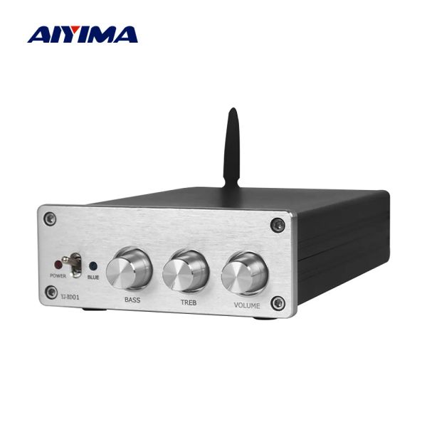 Усилители Aiyima TPA3255 Bluetooth Subwoofer Усилитель 75WX2+150 Вт 2.1 Bluetooth 5.0 APTX Digital Power усилитель мини -домашний аудио -ампер