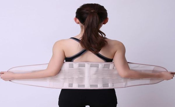 Cinturão de suporte para trás para dor lombar Mulheres Alívio da dor nas costas para tiras lombares WTIH