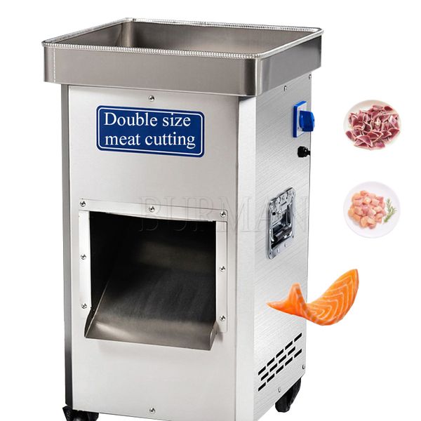 Máquina de fatia de carne comercial Tipo vertical Slicer Máquina de corte de carne elétrica 2200W Mincer de carne de grande potência