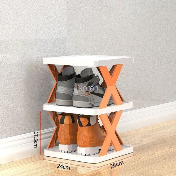 Sapatos simples de economia de espaço para salas de sapatos de calçada