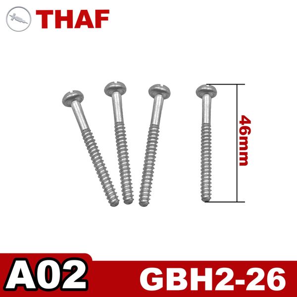 Tap formador de threads.Parafuso X4 Substituição peças sobressalentes para Bosch Electric Rotary Hammer GBH2-26 A02