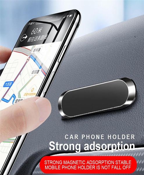 F6 Porta del telefono per auto magnetica Mini Piatta metallica per cellulare per dispositivi mobili in un forte adsorption magnetico1589869