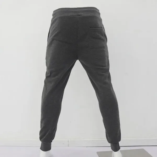 Erkekler Pantolon Düz Renkli Çizme Yumuşak Girişim Sweatpants Elastik bel nefes alabilen cepleri rahatlık için gevşek