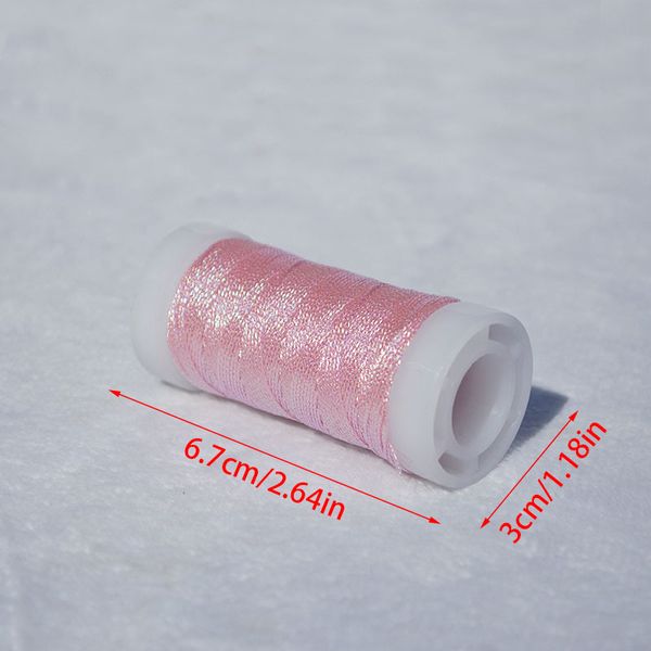 Yeni dikiş iplik parıltı çapraz dikiş iplik dikiş iplik dokuma işlemeli iplik örgü ipek hat tekstil metalik iplik ipi