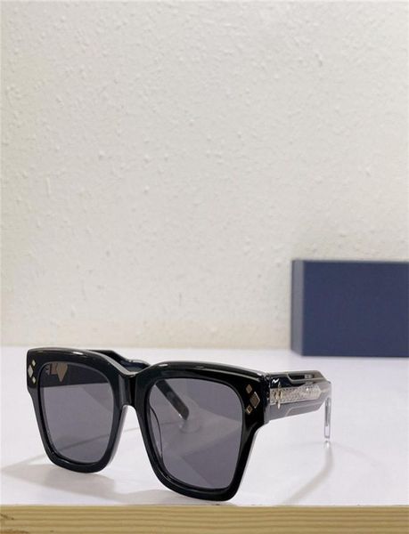 Nuovi occhiali da sole Design di moda Diamond S2I Frame piatto quadrato pieno di stile individuale popolare semplice protezione esterna UV400 GLAS1741516
