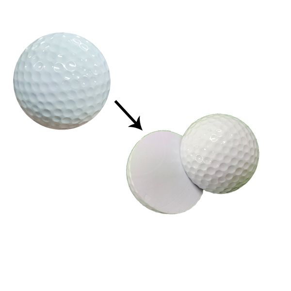 Однослойный гольф мяч практики белые спортивные спортивные спортивные резиновые прочее