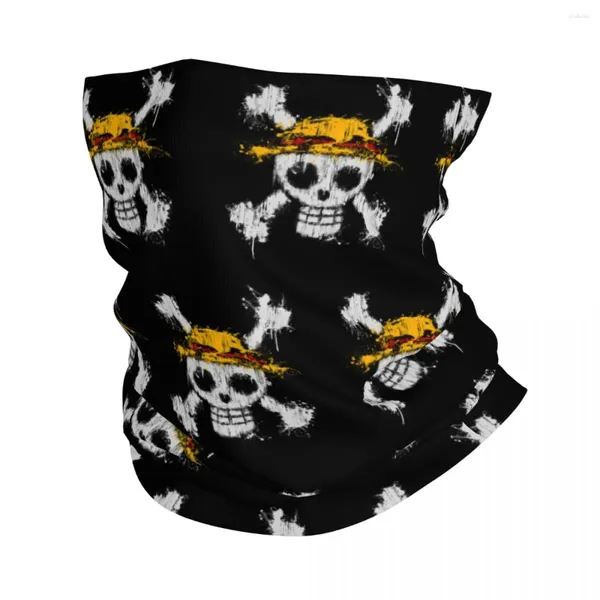 Schals ein Stück Schädel Bandana Halsabdeckung gedruckter japanischer Anime Balaclavas Wickel Schal warmes Radfahren Unisex Erwachsener Winter