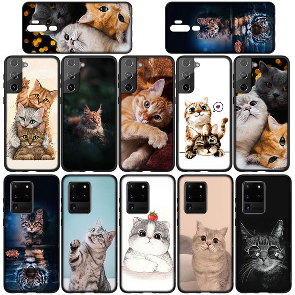 Katze miau weiche Abdeckung für Huawei Nova 3i 3 5t 2i 2 4e Mate 10 20 P20 P30 Pro P10 Lite Case Telefon Hülle