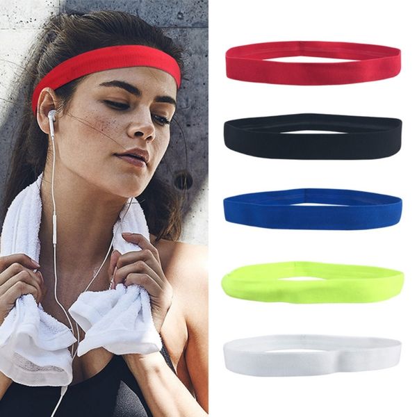 Guida al silicone non slip per esercitazioni magri per esercitazioni da copricapo calcio yoga a banda sportiva atletica sport fasce elastiche elastiche fasce per capelli sottili