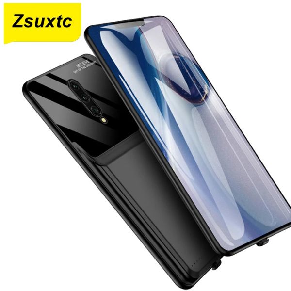 SHAVERS 10000 MAH Pil Şarj Cihazı Kılıfı OnePlus 7 7 Pro 7t 7t 7t Pro Pil Vaka Stand Kapağı Kapak Akıllı Güç Kılıf Bankası