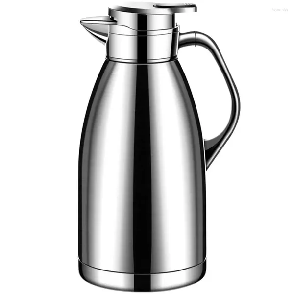 Garrafas de água 2.3L Kettle isolado em forma de V 316 aço inoxidável a vácuo cafeteira prensa de cafeter