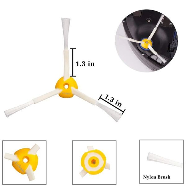 HEPA -Filter -Rollbürbei -Bürstenkit für Irobot Roomba Vakuumreiniger 700 Serie 760 770 780 790 Ersatzteile Ersatzteile