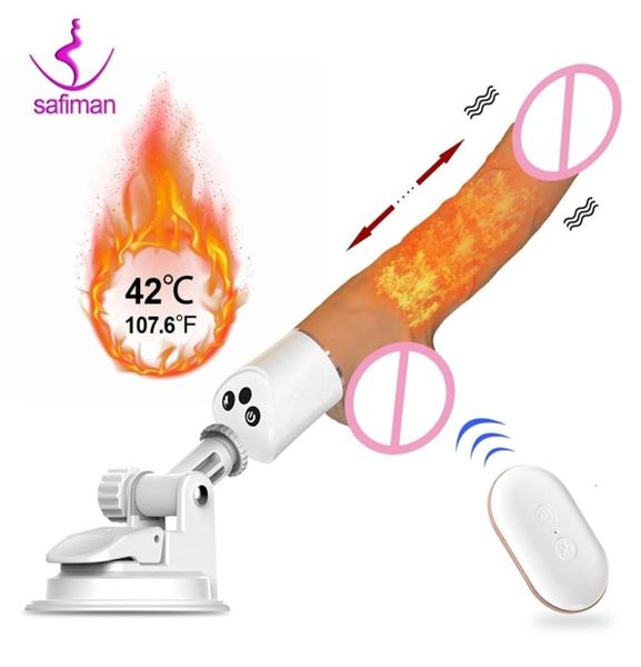 Massager sex massaggio automatico spinta di dildo g spot vibratore con giocattoli di aspirazione per donne ad adulti divertimento vibratore anale orgasm2807933149