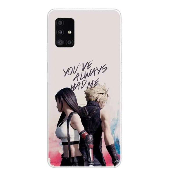 Final Fantasy VII Capa de telefone para Samsung Galaxy A50 A51 A70 A71 A40 A30 A20E A10 A31 A21S A41 A01 A6 A7 A8 A9 Plus Cover