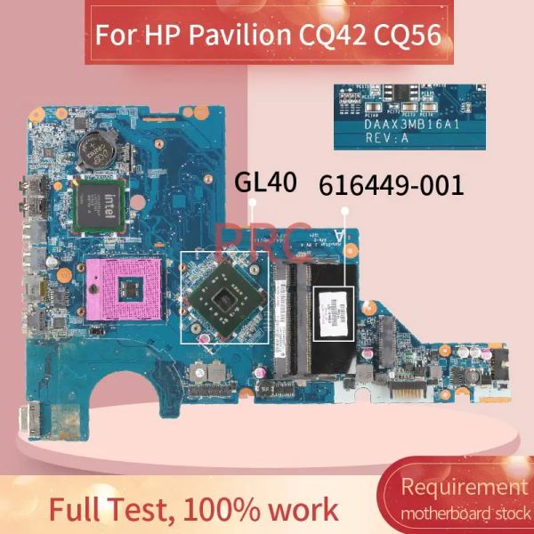 Материнская плата 616449001 616449501 для HP Pavilion CQ42 CQ56.