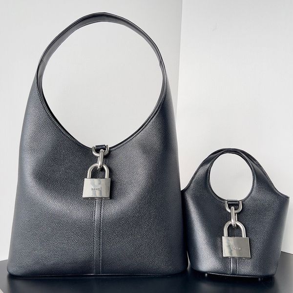 Designer Hobo große Kapazität Umhängetasche Paris Lockerbeutel Getreide Textur Ledertasche Damen Kupplung Geldbeutel