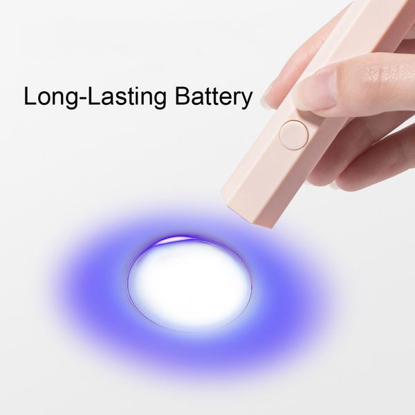 2/6/12/18W mini UV tırnak lambası, küçük taşınabilir UV el feneri kalemi, 2-18W hızlı kürleme el tipi kurutucu USB şarj edilebilir manikür aracı 