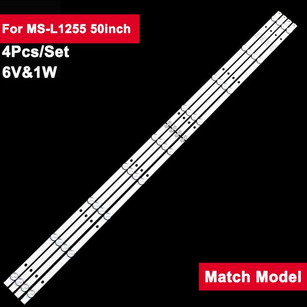 960 мм 6V ТВ-светодиодной подсветки для MS-L1255 50INCH MS-L1255 V7 K50DLX9US CX500DDEDEM HL-00500A30-0901S-04 K50DLX9US PU50S7XL