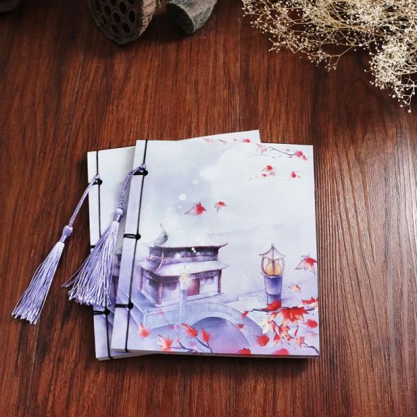 Записные книжки Creative ручной работы красивой ландшафтной дневник ноутбука прекрасная мягкая копия подарки подарки Memo