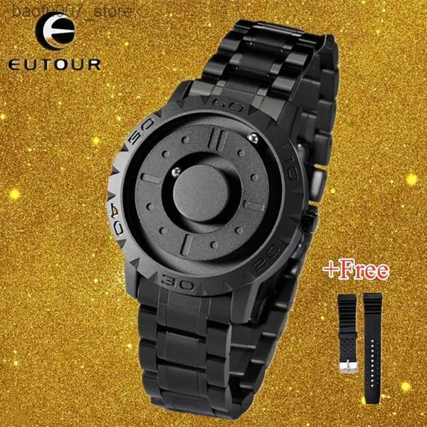 Avanadores de pulso Euutour Ball Magnetic Mens Luxury Marca masculino assistir a água de quartzo à prova d'água Reno Masculino