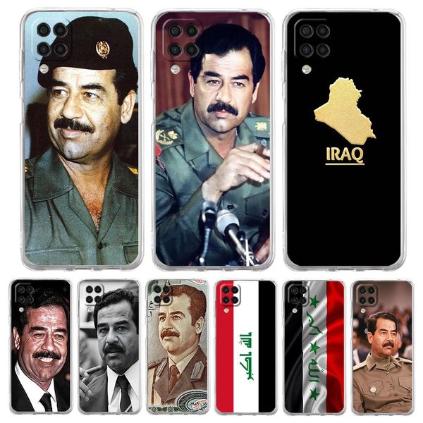 Caso de bandeira do Iraque do Saddam Hussein para o Samsung Galaxy A51 A71 A21S A12 A11 A31 A41 A01 A03S A22 A13 A33 A73 A53 A52 A32 5G A23 Cover