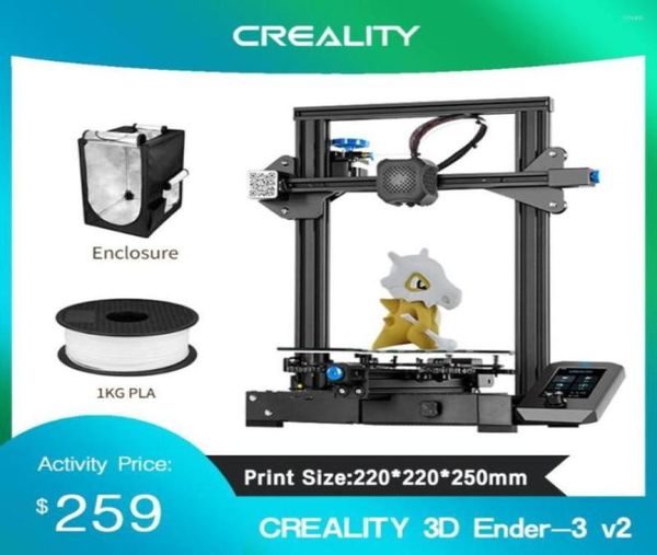 IMPRESSORES ENDER3 V2 CREALIDADE 3D PRIMEIRA KIT DIY SILENT TMC2208 RESUMO DE RESUMO DE EPERSÃO IMPRESSÃO DE IMPRIMENTO DE PENDIMENTO ATUALIZADO DE VIDRO TEMPERADO IMPRE47489465