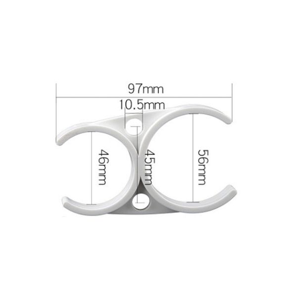 1 pc ID 45 mm /57 mm RO Filtro dell'acqua Filtro Clip di plastica di montaggio per membrana di osmosi inversa